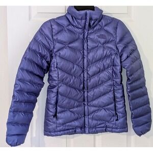 The North Face‎ 550 Jacket Women XS Aconcagua Goose Down Full Zip Quilt Puffer